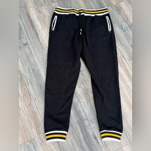 THE LEGACY SERIES FLEECE JOGGERS Black Jockey Mens size XL